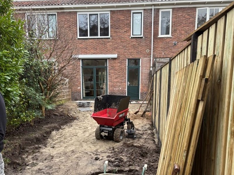 Schutting plaatsen
